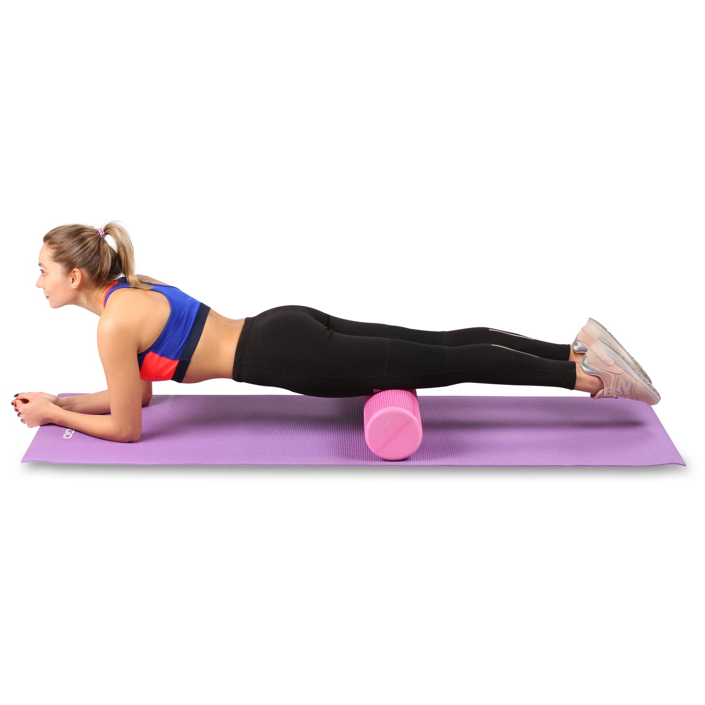 Rouleau De Mousse Rond Pour Massages Musculaires Et Yoga INDIGO 90*15 cm