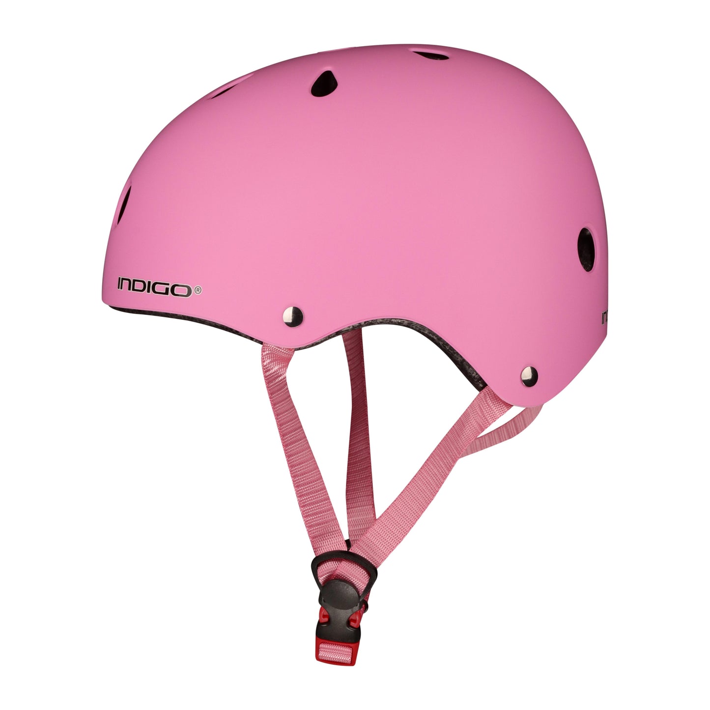 Children's Skateboarding Helmet With Ventilation INDIGO 51-55 cm