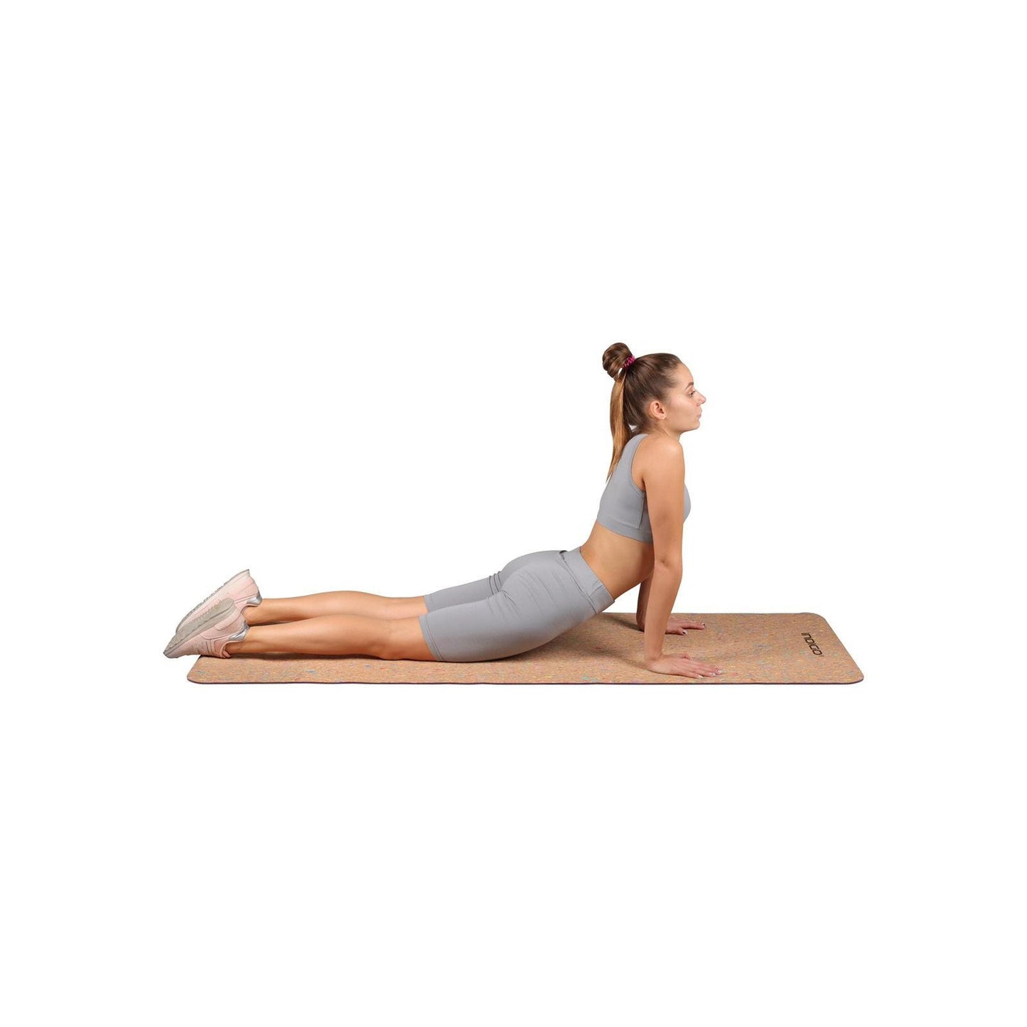 Tapis De Yoga Et Fitness TPE Et Liège Indigo 173*61*0,6 cm
