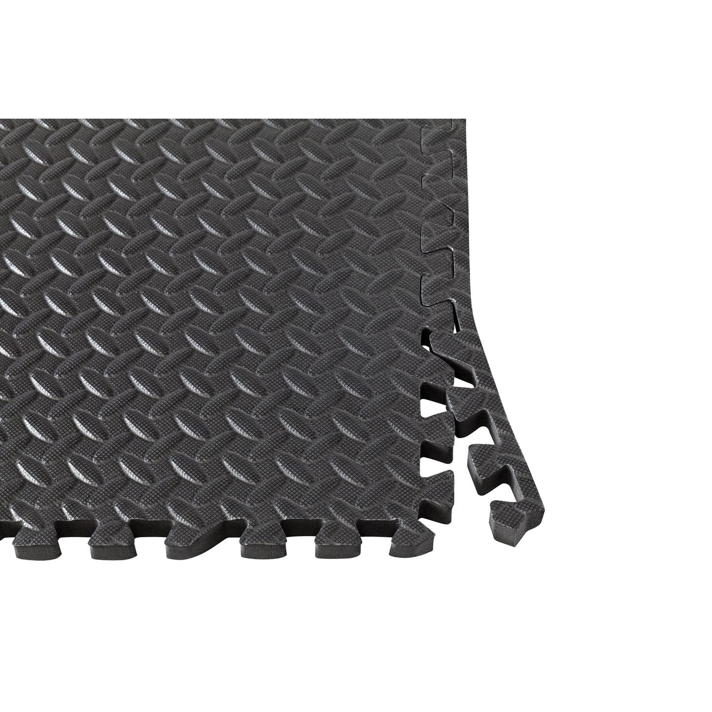 Esterilla de Fitness y Ejercicios Gimnasio Puzzle INDIGO 9 Unidades 60*60*2 cm Negro