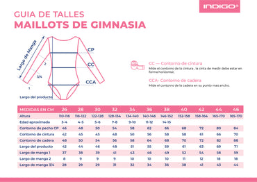 Maillot à Manches Courtes INDIGO Noir