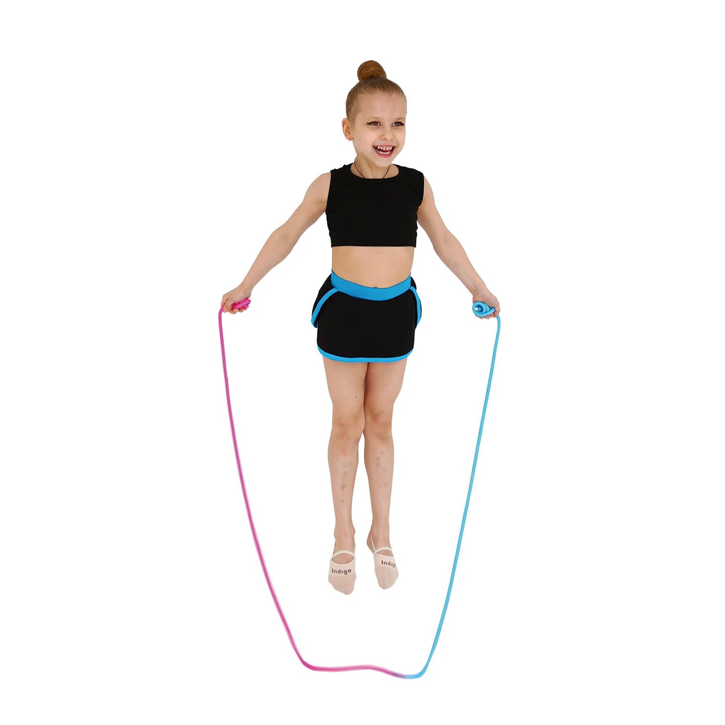 Cuerda para Gimnasia Rítmica Ponderada 150g INDIGO 2,5 m