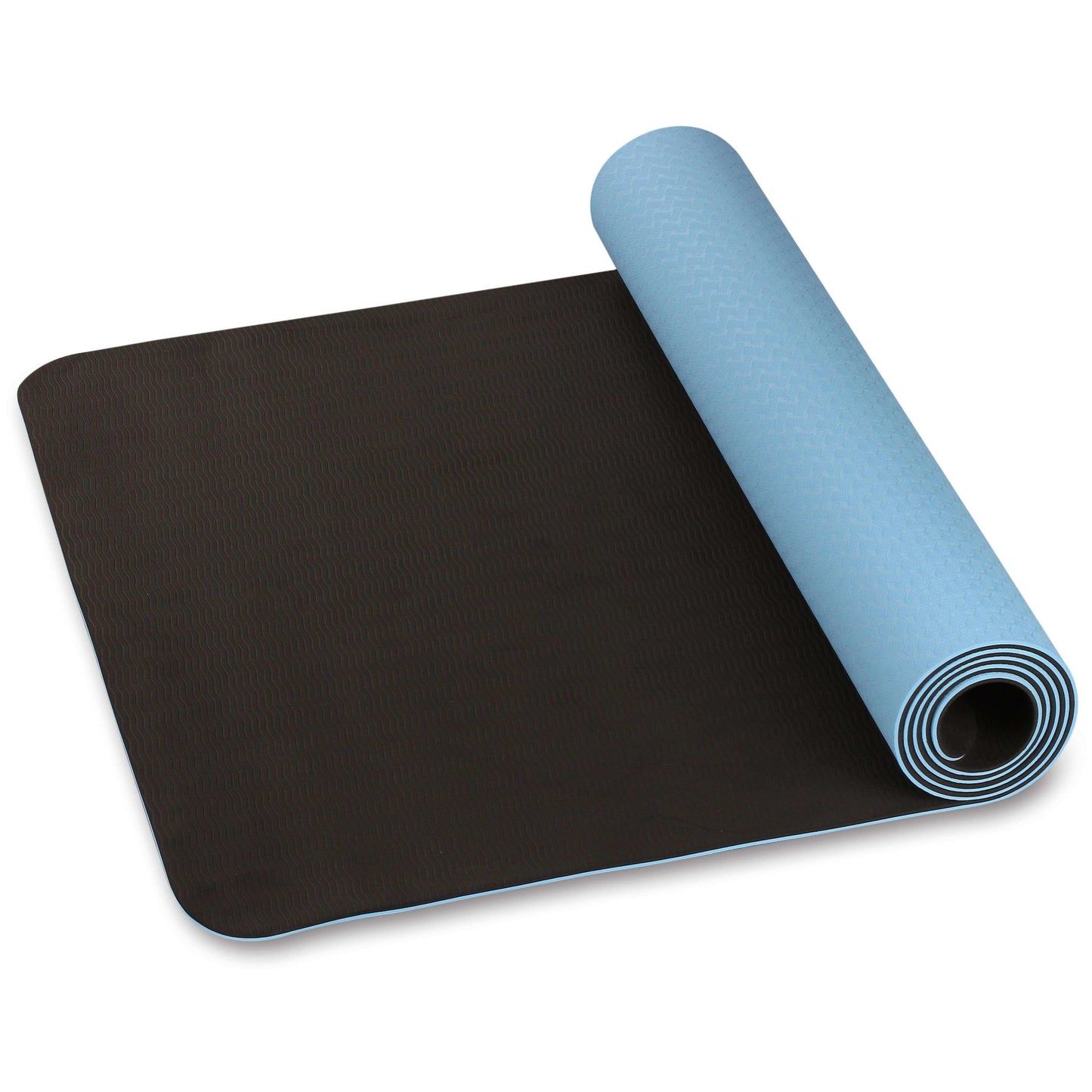 Tapete de Yoga e Fitness TPE INDIGO Bilateral 173*61*0,5 cm