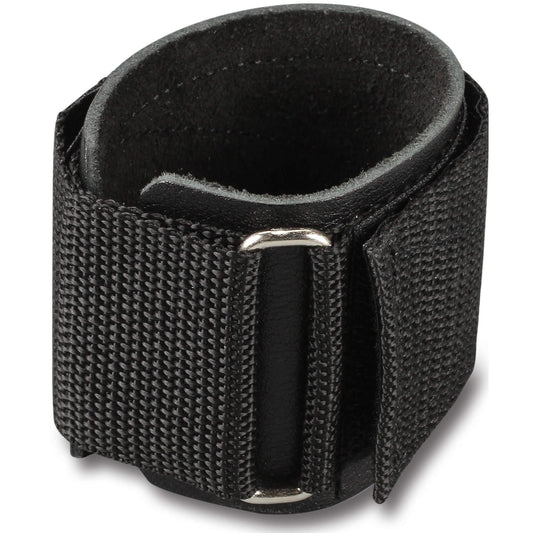 Pulseira de Couro Reforçado com Ajuste de Velcro INDIGO 1 Unidade 8*6,5 cm Preto