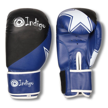 Luvas de Boxe INDIGO PVC Azul PS505