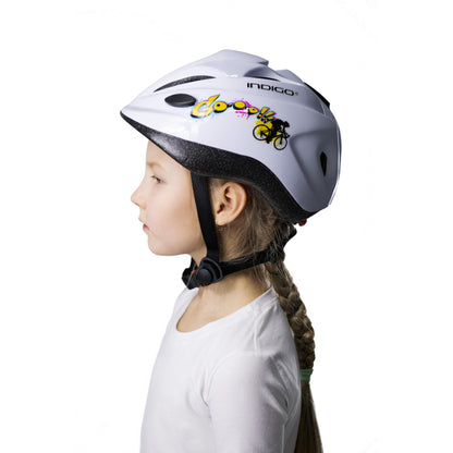 Capacete de bicicleta infantil ventilado INDIGO 48-56 cm