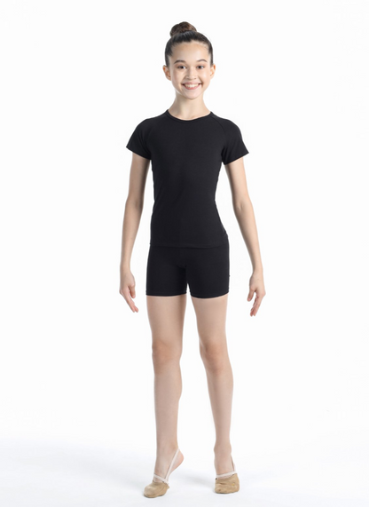 Camiseta Mangas Raglã Algodão SOLO Preto