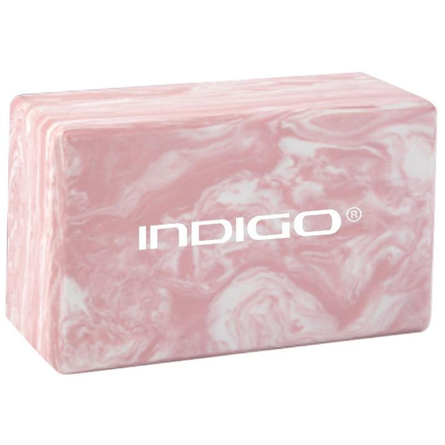 Yoga Block INDIGO 2 Pieces EVA Foam and Lightweight Non-Slip Pilates Marble