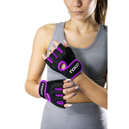 Luvas Fitness com Ajuste Neoprene Femeninas INDIGO