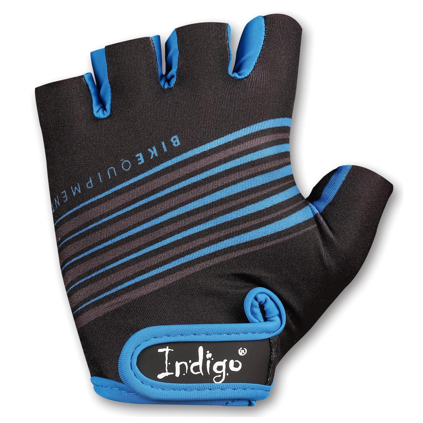 Guantes Ciclismo Hombre INDIGO Negro-Azul