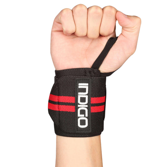 Bracelets Sportifs Gym INDIGO Noir-Rouge