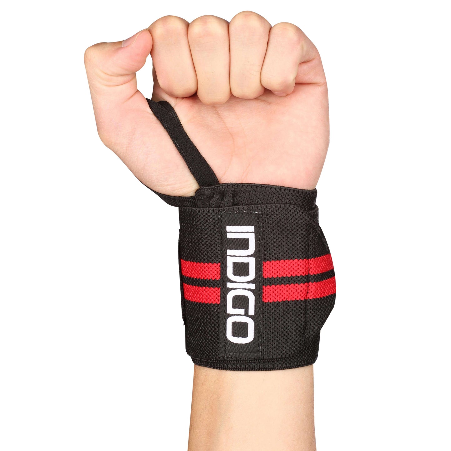 Pulseiras Esportivas Gym INDIGO Preto-Vermelho