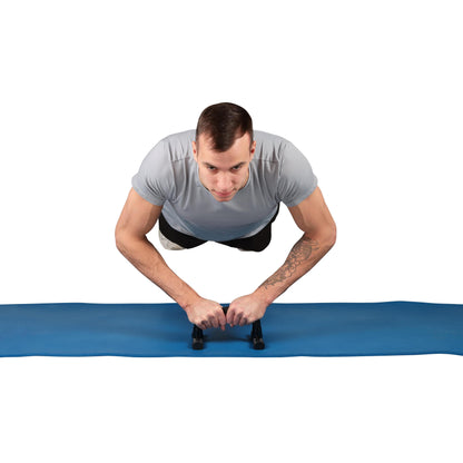 Agarraderas para Flexiones de Plástico hasta 120 Kg INDIGO 21*14*12 Negro