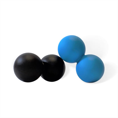 Pelota para Masajes Doble para Yoga INDIGO 12,6*6,3 cm