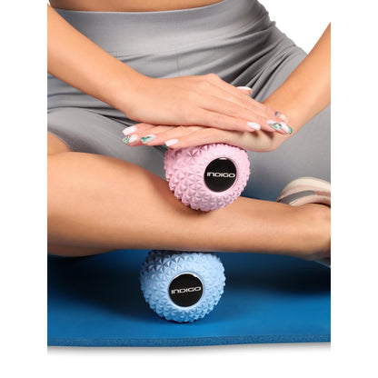 Pelota de Masajes para Yoga INDIGO 8,5 cm