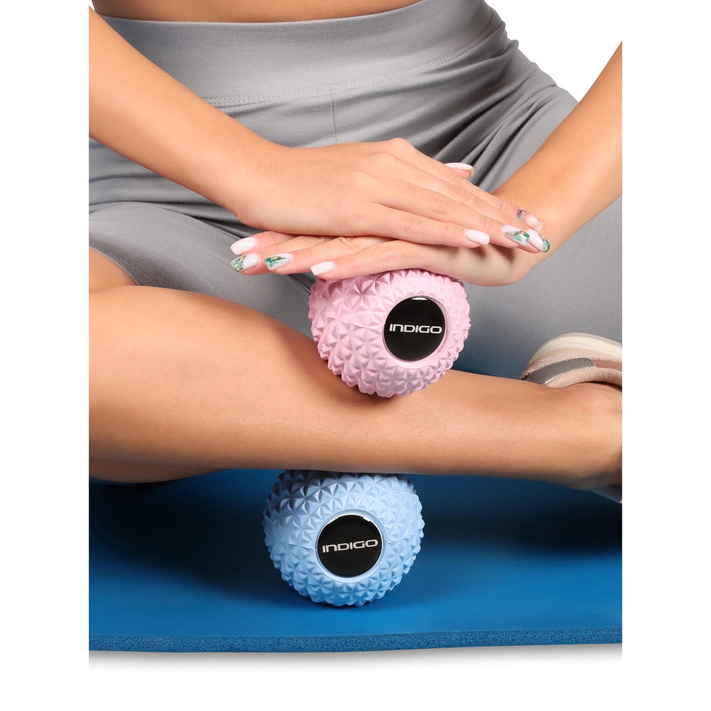 Pelota de Masajes para Yoga INDIGO 8,5 cm