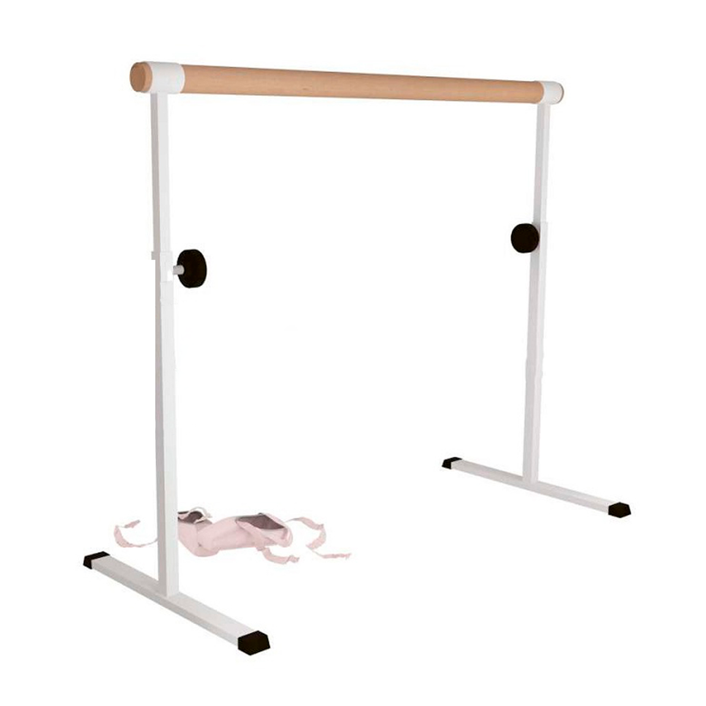 Barra de Ballet con Altura Regulable Portátil ALLEGRO SPEKTR 200*108*56 cm Blanco