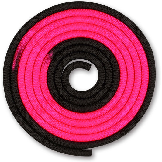 Corda de Ginástica Rítmica 165g INDIGO Bicolor 3 m Rosa-Preto