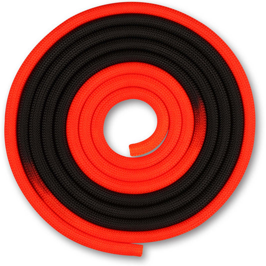 Corde Pour Gymnastique Rythmique Pondérée 165g INDIGO Bicolore 3 m Rouge-Noir.