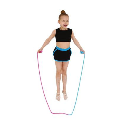 Cuerda para Gimnasia Rítmica Ponderada 165g INDIGO Bicolor 3 m Violeta-Rosa