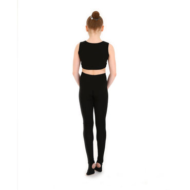 Leggins para Gimnasia Rítmica con Medio Pie INDIGO Negro