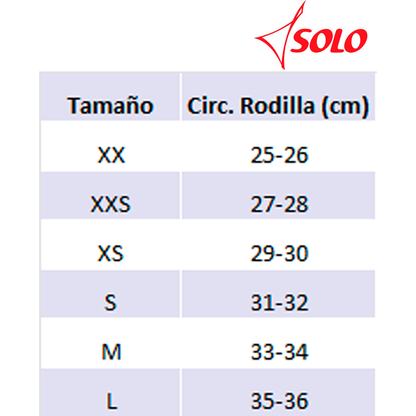 Rodilleras de Felpa SOLO Negro