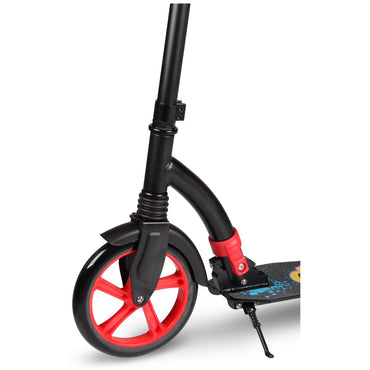 Scooter Foldable Adults Up To 100 Kg GO INDIGO Black-Red