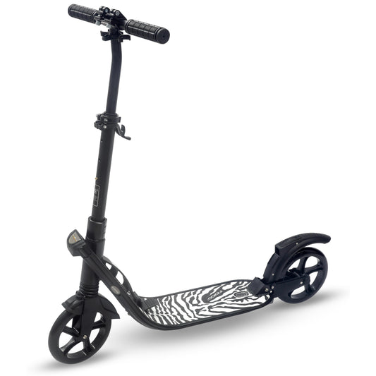 Trottinette Pliable Indigo Comfort Noir Adultes Jusqu'à 100 Kg