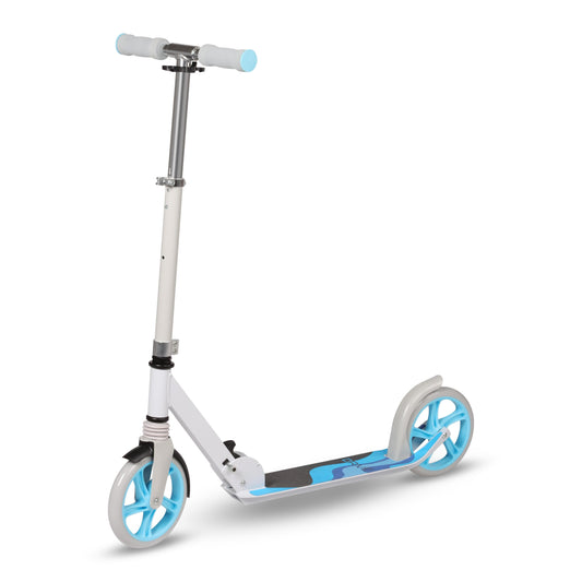 Drive Indigo White-Light Blue Folding Scooter Adults Up To 100 Kg