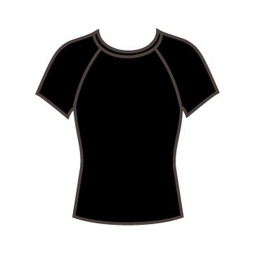 Camiseta Mangas Raglã Algodão SOLO Preto