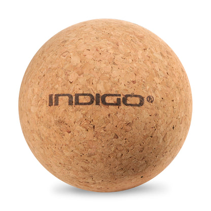 Pelota para Masaje Corcho para Yoga INDIGO 5 cm Marrón