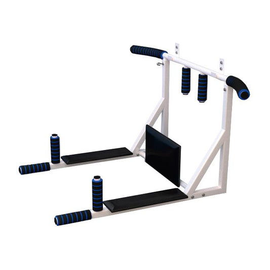 3 en 1 Barre Horizontale-Barres pour Dips-Abdominaux jusqu'à 200 kg STANLEY SPEKTR Blanc 79*110*57 cm