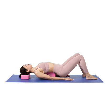Bloque de Yoga INDIGO 2 Piezas de Espuma EVA y Pilates Ligero y Antideslizante